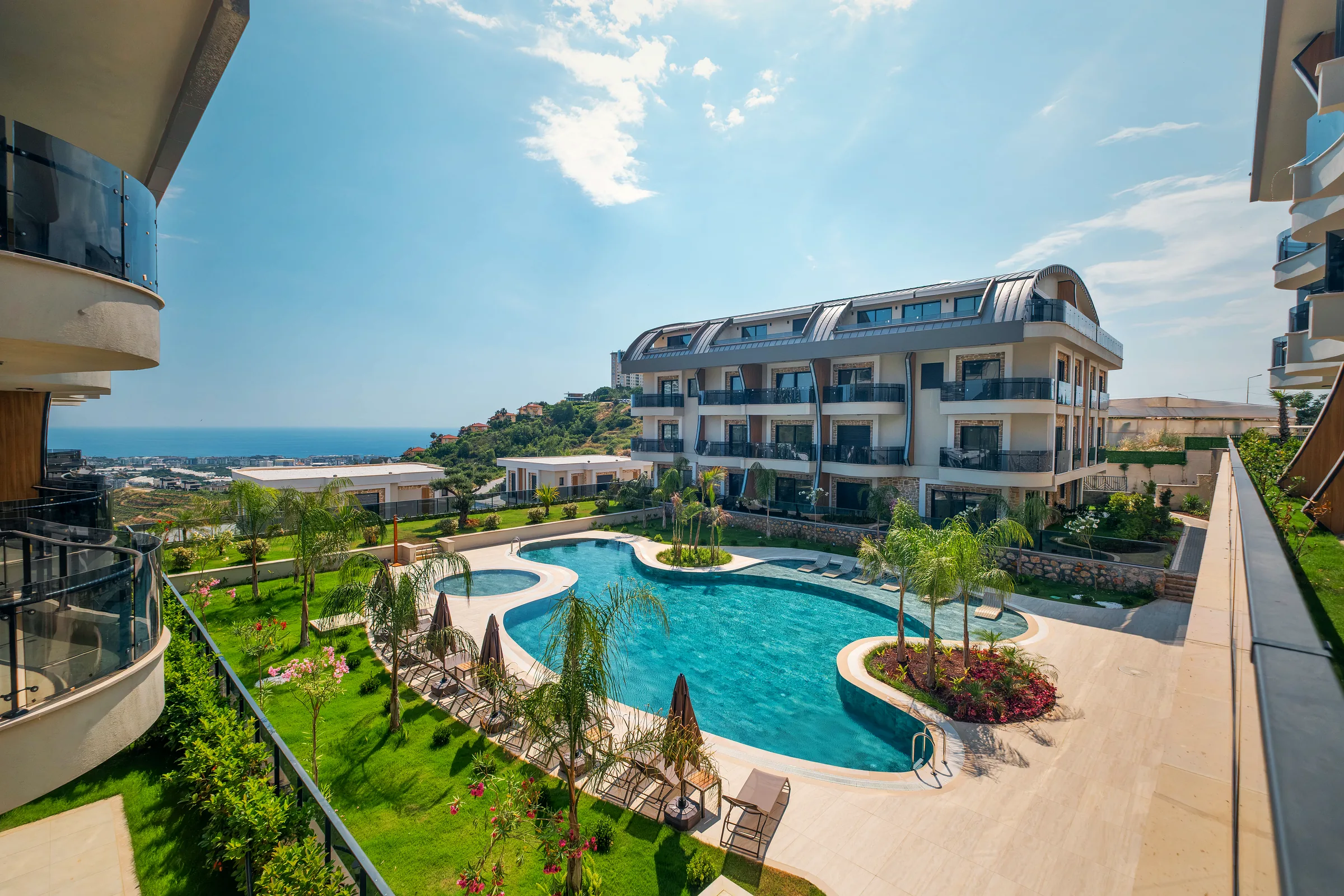 Torus Silence — bahçe ve havuz alanıyla dış mekân, Kargıcak, Alanya